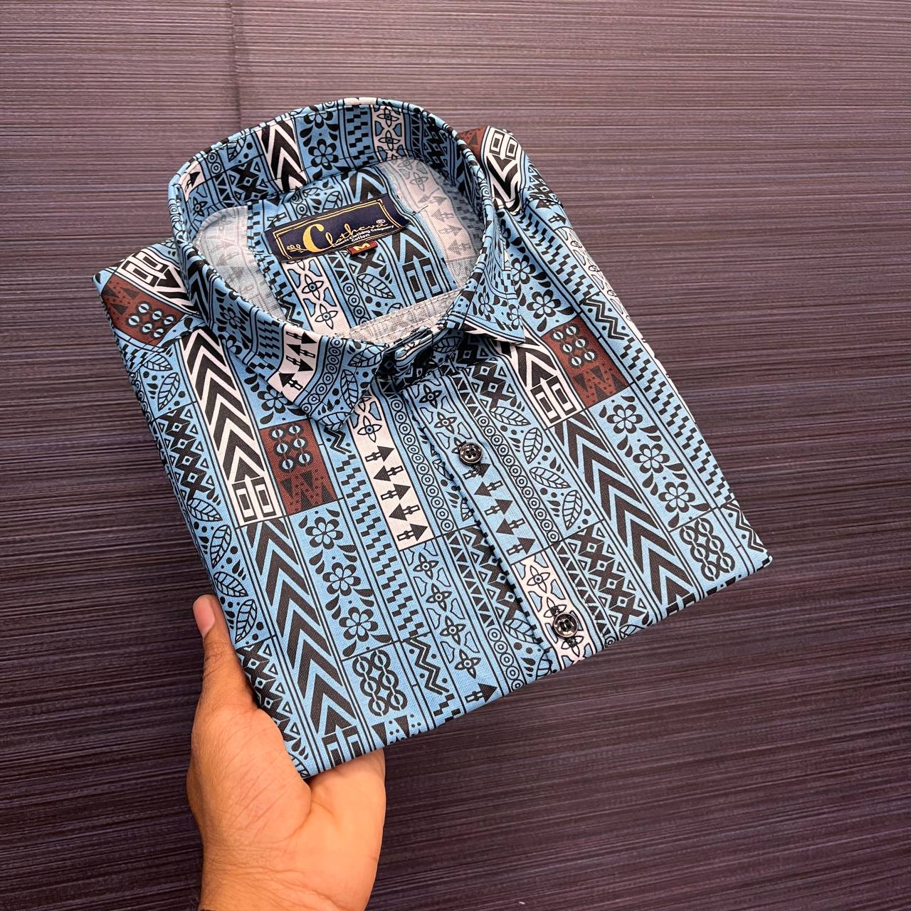 Traditional Digital Printed Stylish Shirt - Main Image