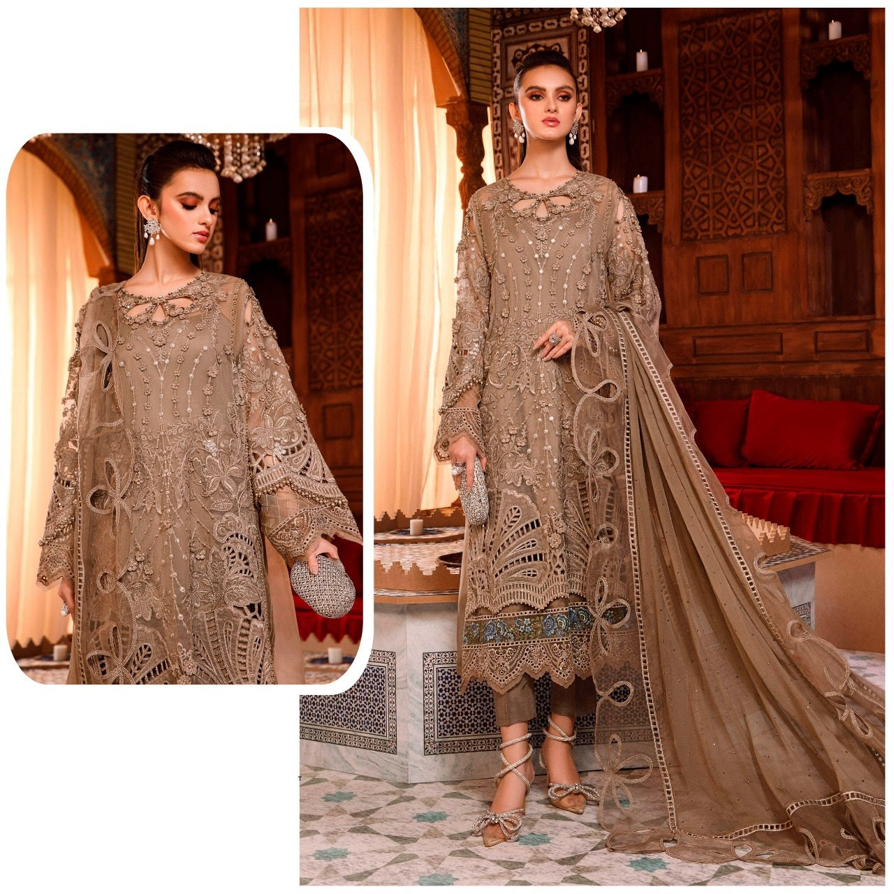 Frock style Indian 2024 Pakistani suit