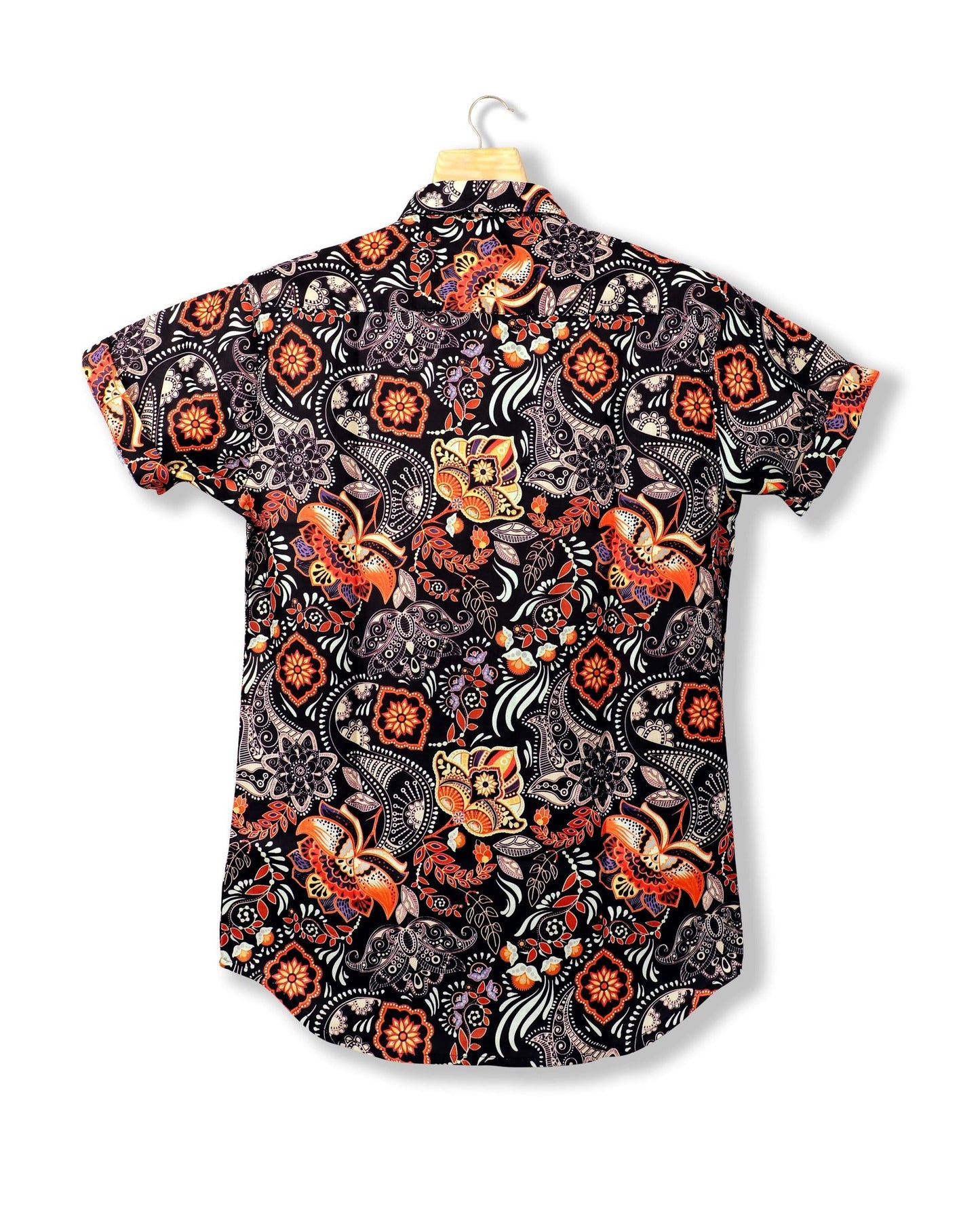 Black Flower Funky Design Shirt