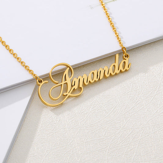 Customizable Stylish Name Necklace